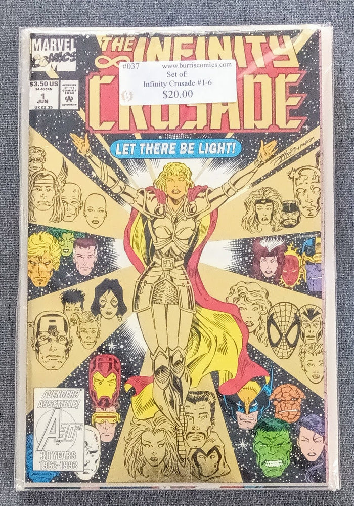 Comic Book Set: Infinity Crusade #1-6, Marvel Comics (ONLINE ORDER ONLY)