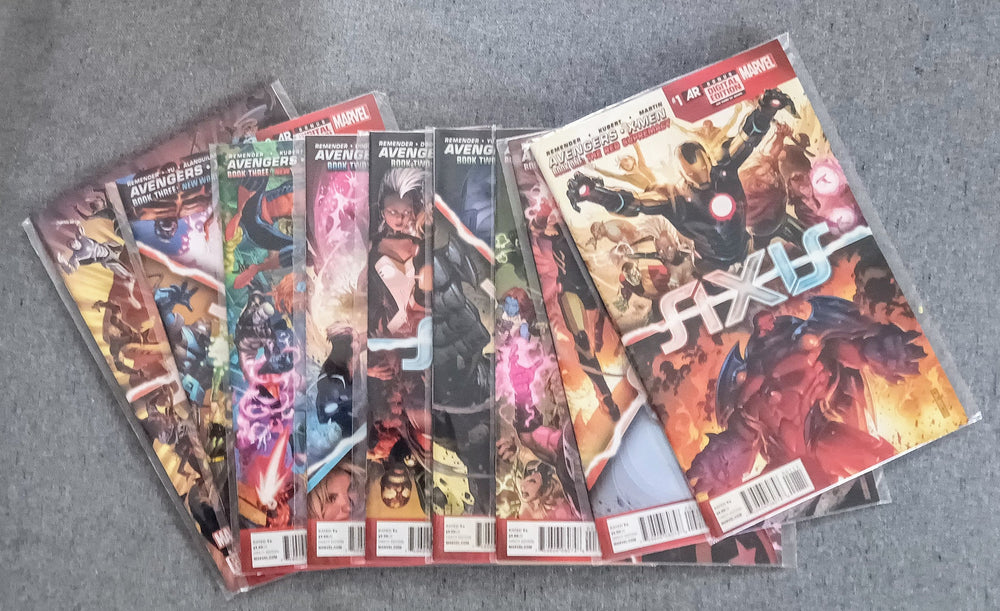 Comic Book Set: Avengers & X-Men Axis #1-9, Marvel Comics (ONLINE ORDER ONLY)