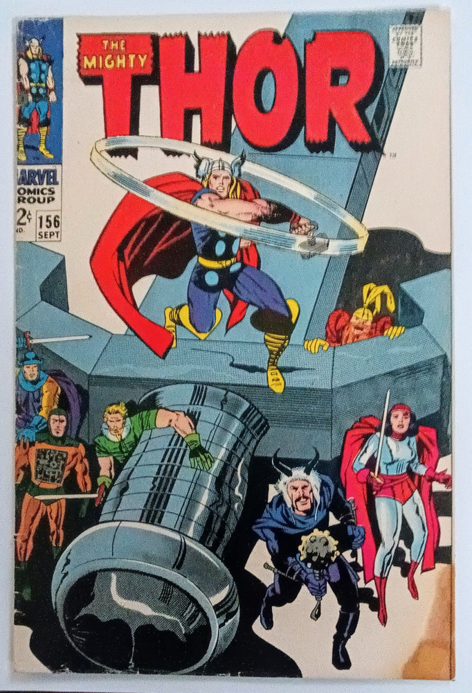 The Mighty Thor #156, Marvel Comics (September 1968, GD+) (ONLINE ORDER ONLY)