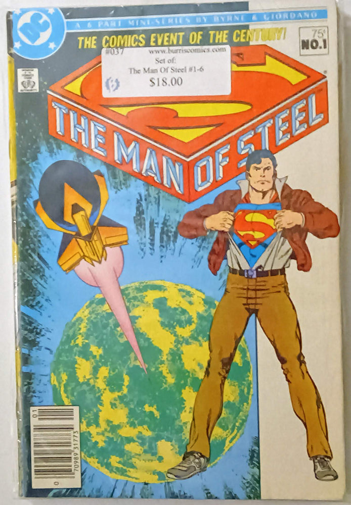 Comic Book Set: The Man of Steel #1-6, DC Comics (ONLINE ORDER ONLY)