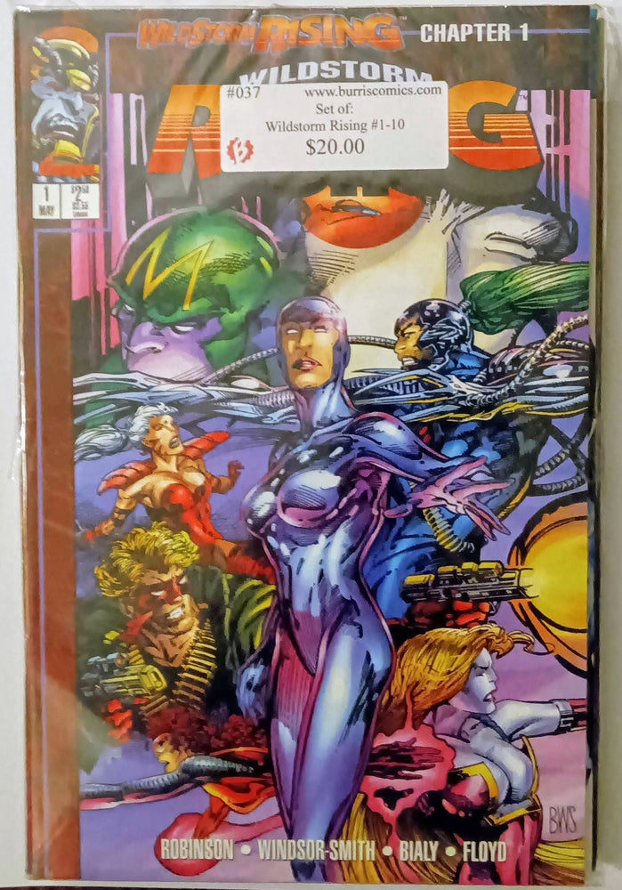 Comic Book Set: Wildstorm Rising #1-10, Image Comics (ONLINE ORDER ONLY)