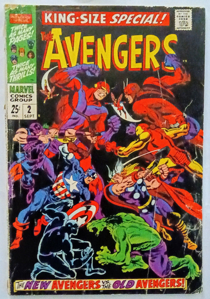 Avengers Annual #02, Marvel Comics (1968, Fair) (ONLINE ORDER ONLY)
