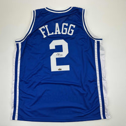 Facsimile Autographed Cooper Flagg Duke Blue Reprint Laser Auto College Basketball Jersey Size Men's XL (ONLINE ORDER ONLY)