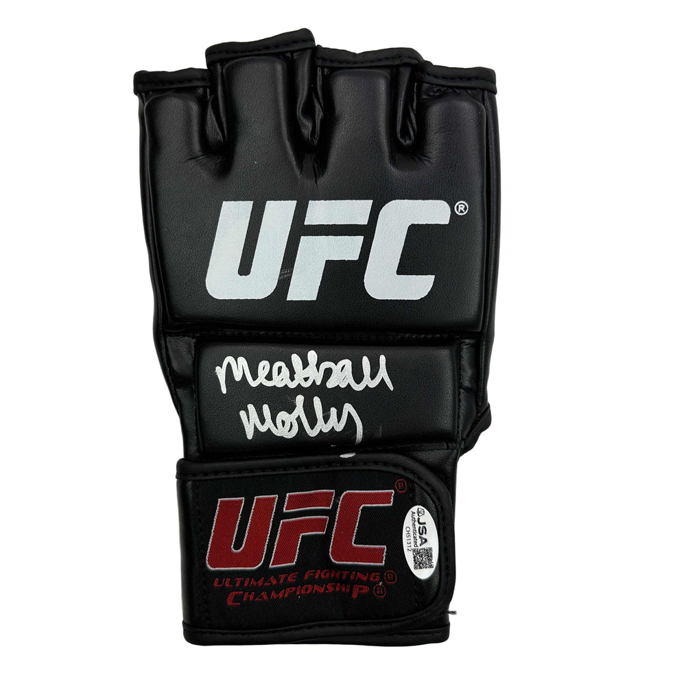 Autographed/Signed Molly Meatball McCann UFC MMA Fighting Glove JSA COA (ONLINE ORDER ONLY)