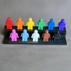 Pride Tribute Set - 11 Custom Monochrome Figures  – Brick Compatible Minifigures (ONLINE ORDER ONLY)