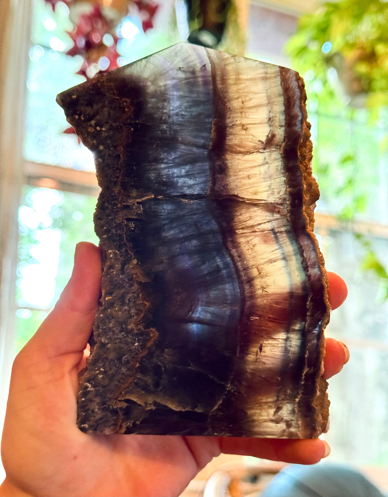 Stunning Fluorite Slices, Fluoresces Pink & Purple (ONLINE ORDER ONLY)