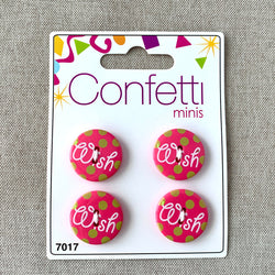 Wish - Confetti Minis Buttons - 2 Hole (ONLINE ORDER ONLY)