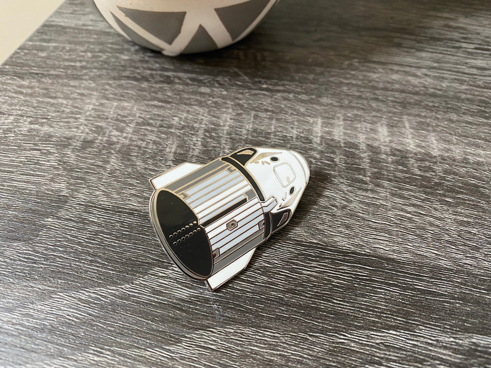 Crewed vehicle with Trunk Hard Enamel Pin (ONLINE ORDER ONLY)