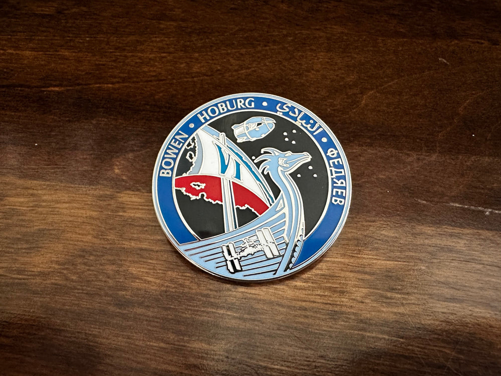 NASA Crew-6 USCV-6 Mission Patch Hard Enamel Pin (ONLINE ORDER ONLY)
