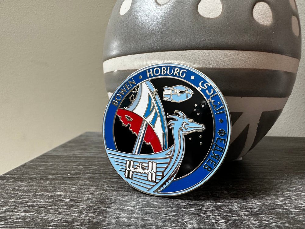 NASA Crew-6 USCV-6 Mission Patch Hard Enamel Pin (ONLINE ORDER ONLY)