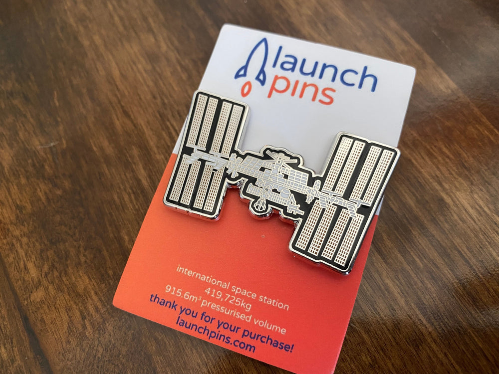 International Space Station (ISS) Enamel Pin (ONLINE ORDER ONLY)