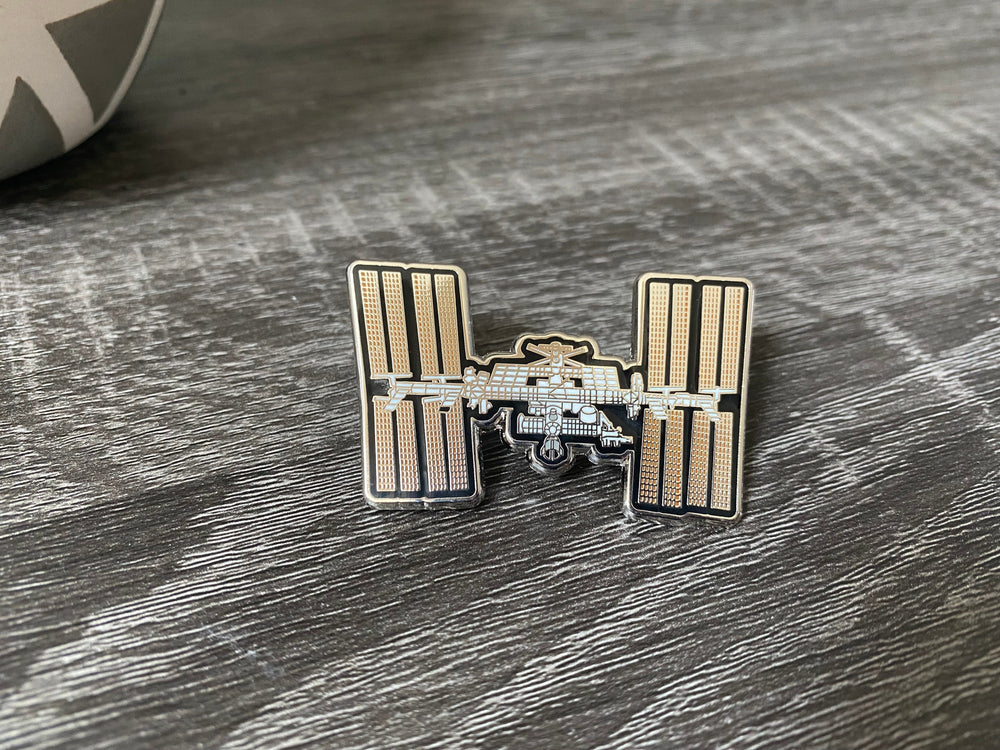 International Space Station (ISS) Enamel Pin (ONLINE ORDER ONLY)