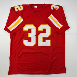 Facsimile Autographed Tyrann Mathieu Kansas City Red Reprint Laser Auto Football Jersey Size Men's XL (ONLINE ORDER ONLY)