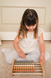 Neutral Wooden Abacus (ONLINE ORDER ONLY)