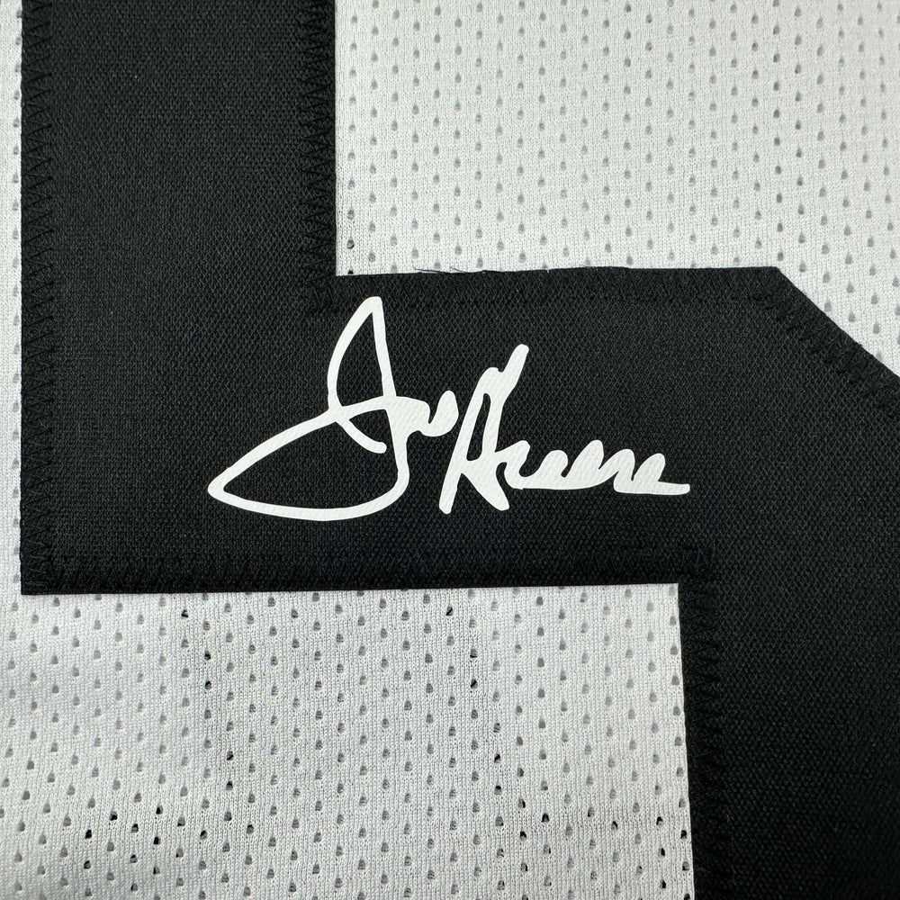 Facsimile Autographed Mean Joe Greene Pittsburgh White Reprint Laser Auto Football Jersey Size Men's XL (ONLINE ORDER ONLY)