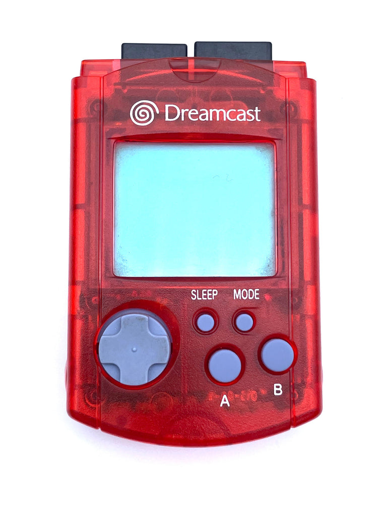 VMU Visual Memory Card Clear Red (Sega Dreamcast) (ONLINE ORDER ONLY)