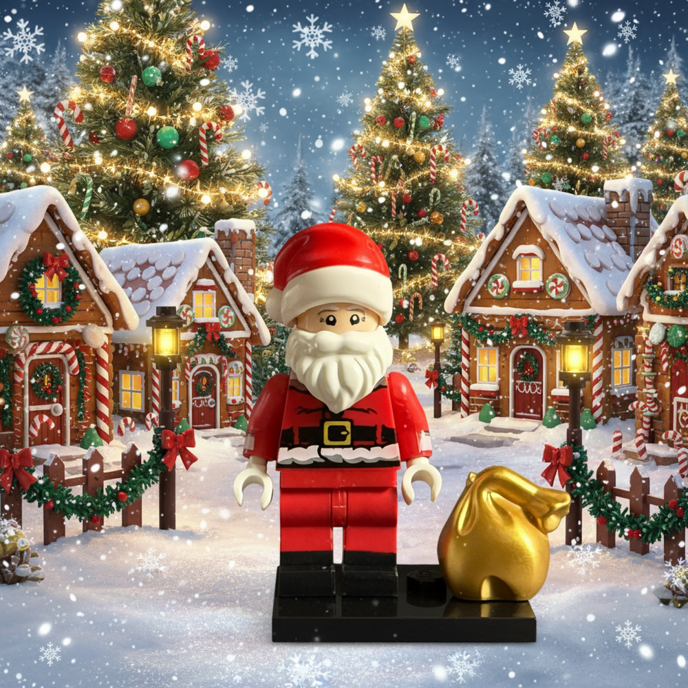 Santa Claus Minifigure - Holiday Minifigure (ONLINE ORDER ONLY)