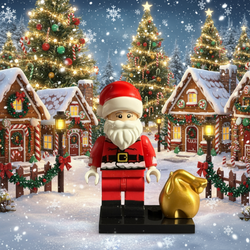 Santa Claus Minifigure - Holiday Minifigure (ONLINE ORDER ONLY)