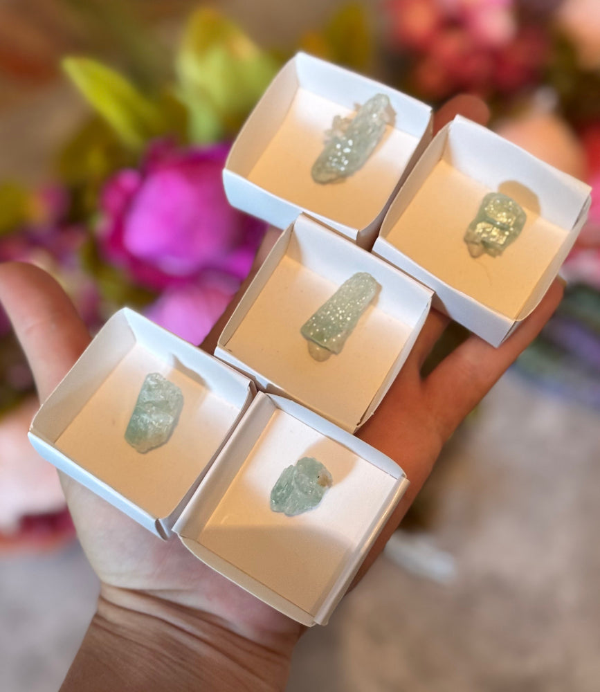 Etched Aquamarine Specimens from Brazil (ONLINE ORDER ONLY)