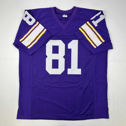 Facsimile Autographed Carl Eller Minnesota Purple Reprint Laser Auto Football Jersey Size Men's XL (ONLINE ORDER ONLY)