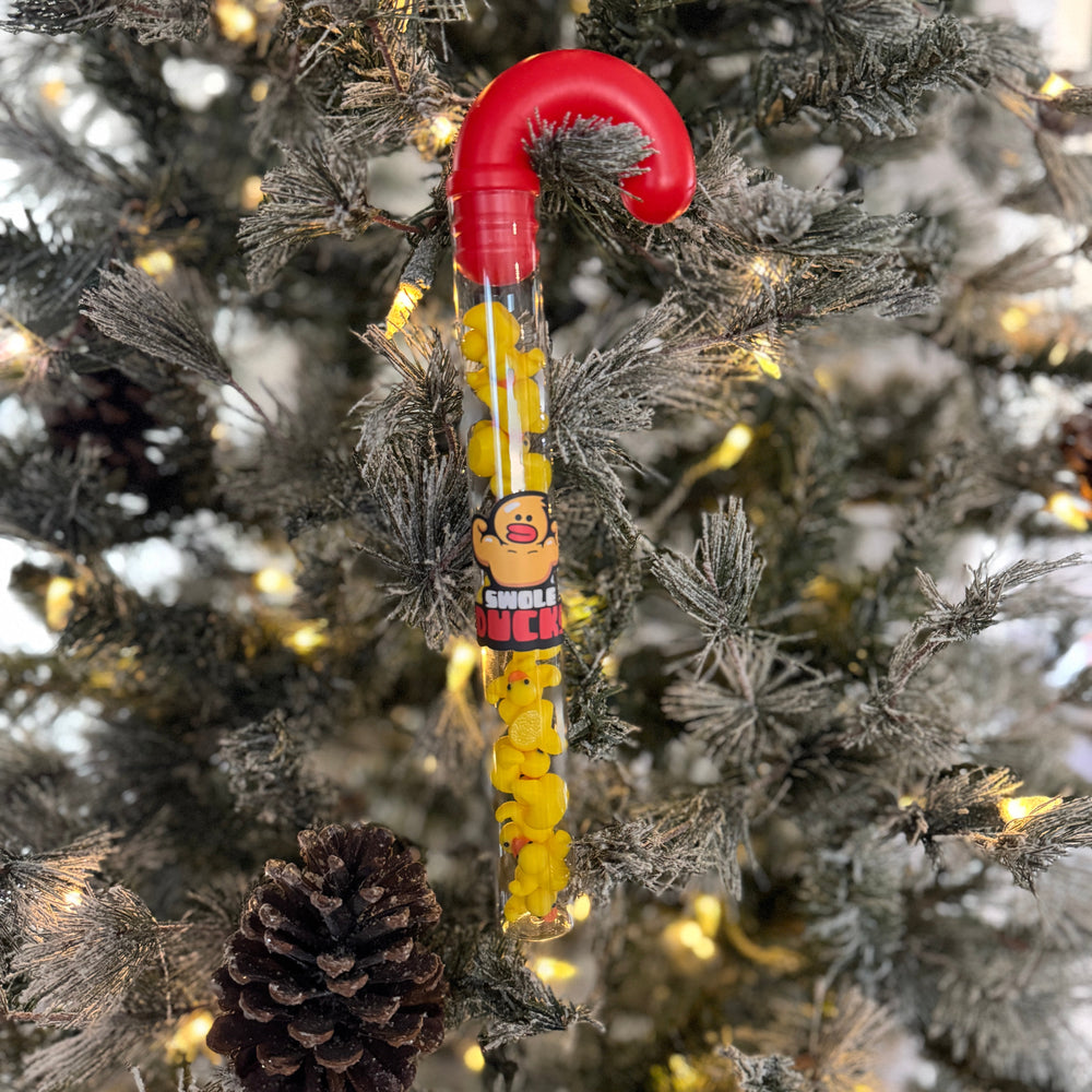 Swole Duck Candy Cane (ONLINE ORDER ONLY)