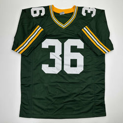 Autographed/Signed Leroy Butler HOF 2022 Green Bay Green Football Jersey JSA COA (ONLINE ORDER ONLY)