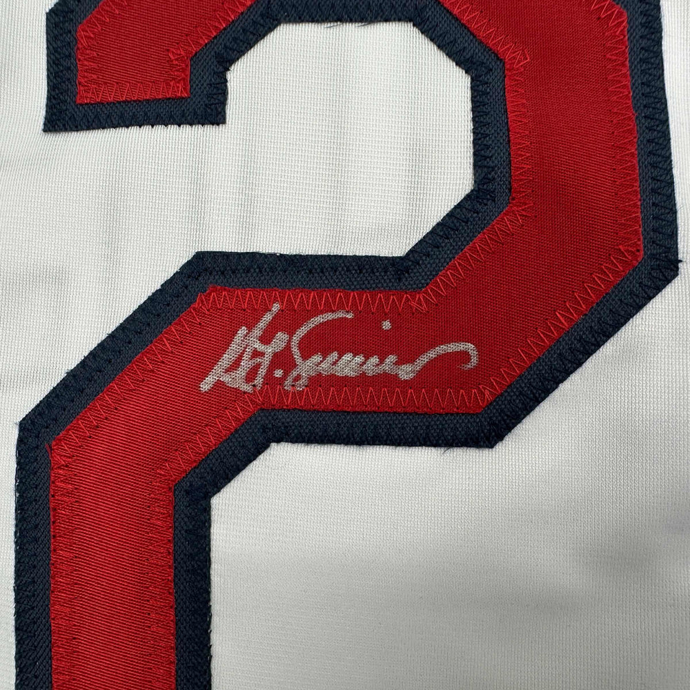 Autographed/Signed Ted Simmons St. Louis White Baseball Jersey JSA COA (ONLINE ORDER ONLY)
