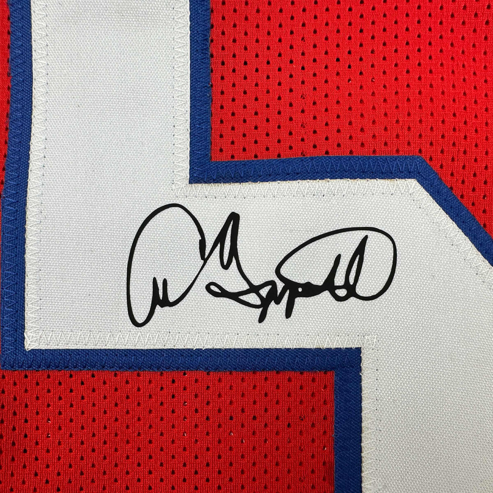 Facsimile Autographed Andre Tippett New England Red Reprint Laser Auto Football Jersey Size Men's XL (ONLINE ORDER ONLY)