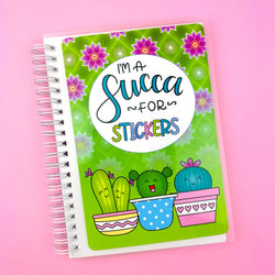 Succa For Stickers Reusable Sticker Book (ONLINE ORDER ONLY)