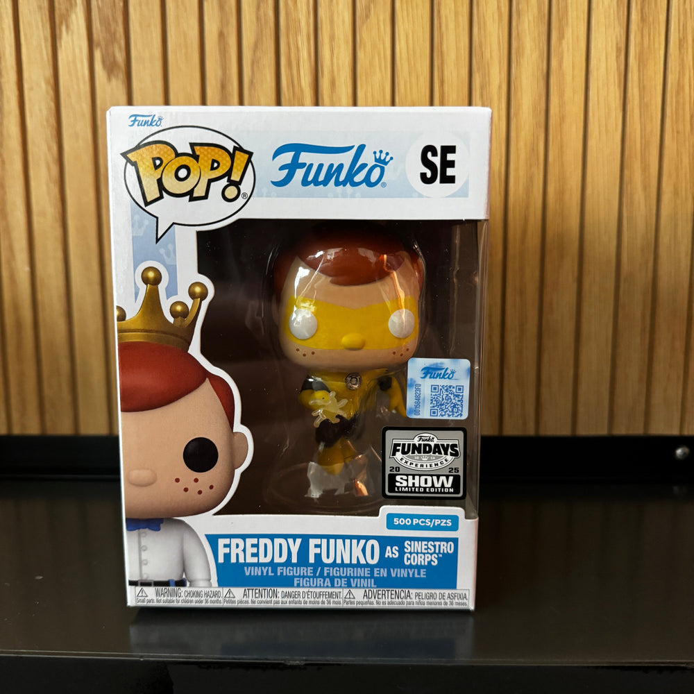 Funko Fundays Experience 2025: Pop! Originals DC Freddy Funko as Sinestro Corps () LE500 (Online Order Only)
