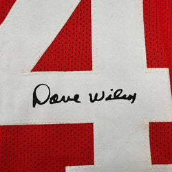 Facsimile Autographed Dave Wilcox San Francisco Red Reprint Laser Auto Football Jersey Size Men's XL (ONLINE ORDER ONLY)