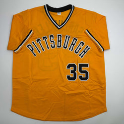 Autographed/Signed Manny Sanguillen Pittsburgh Yellow Baseball Jersey JSA COA (ONLINE ORDER ONLY)