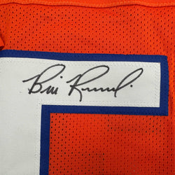 Autographed/Signed Bill Romanowski Denver Retro Orange Football Jersey Beckett BAS COA (ONLINE ORDER ONLY)