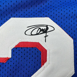 Facsimile Autographed Joel Embiid Philadelphia Blue Reprint Laser Auto Basketball Jersey Size Men's XL (ONLINE ORDER ONLY)