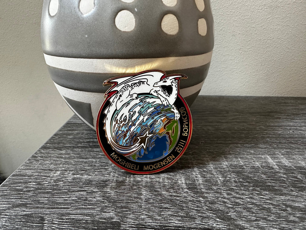 NASA Crew-7 USCV-7 Mission Patch Hard Enamel Pin (ONLINE ORDER ONLY)