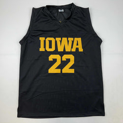 Facsimile Autographed Caitlin Clark Iowa Black Reprint Laser Auto College Basketball Jersey Size Men's XL (ONLINE ORDER ONLY)