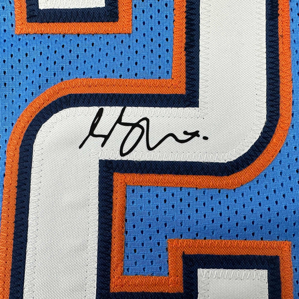 Facsimile Autographed Shai Gilgeous-Alexander SGA Oklahoma City Blue Reprint Laser Auto Basketball Jersey Size Men's XL (ONLINE ORDER ONLY)