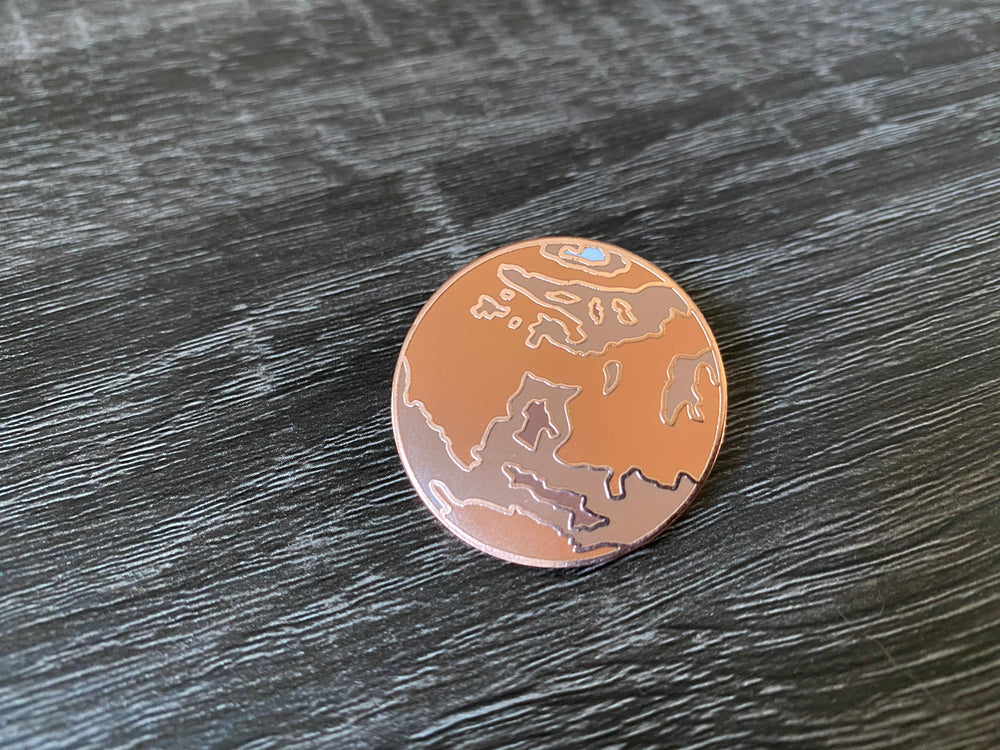 Mars Hard Enamel Pin (ONLINE ORDER ONLY)