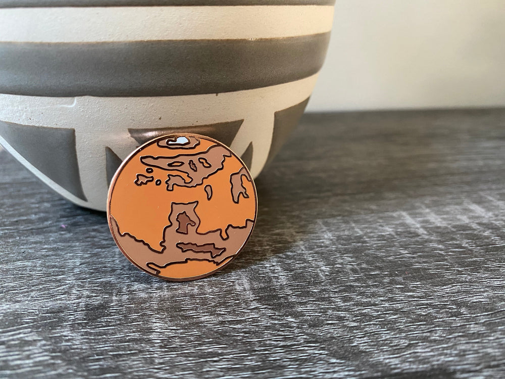 Mars Hard Enamel Pin (ONLINE ORDER ONLY)