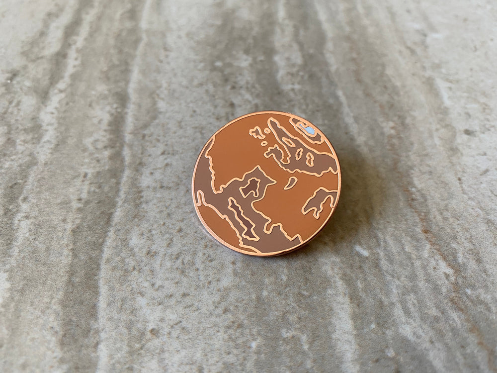 Mars Hard Enamel Pin (ONLINE ORDER ONLY)