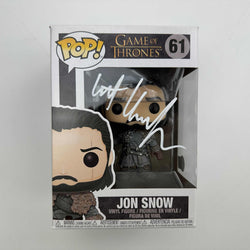 Autographed/Signed Kit Harrington Jon Snow #61 Game of Thrones Funko Pop TV Television Figurine Toy Beckett BAS COA (ONLINE ORDER ONLY)