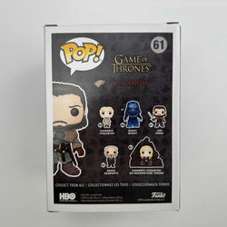 Autographed/Signed Kit Harrington Jon Snow #61 Game of Thrones Funko Pop TV Television Figurine Toy Beckett BAS COA (ONLINE ORDER ONLY)