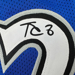 Facsimile Autographed Kevin Garnett Minnesota Blue Reprint Laser Auto Basketball Jersey Size Men's XL (ONLINE ORDER ONLY)