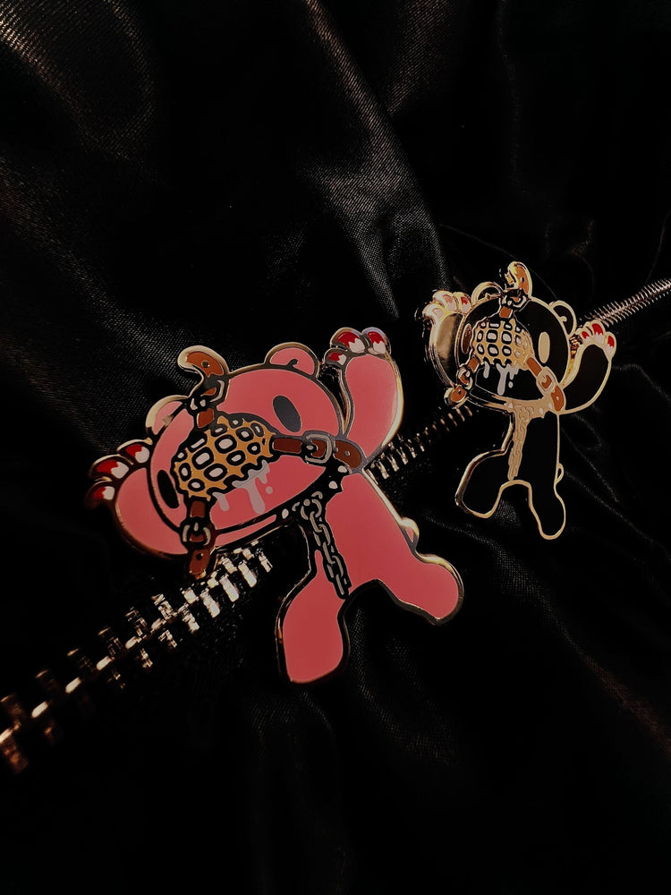 Gloomy Bear Muzzle Hard Enamel Pin [PINK] (ONLINE ORDER ONLY)