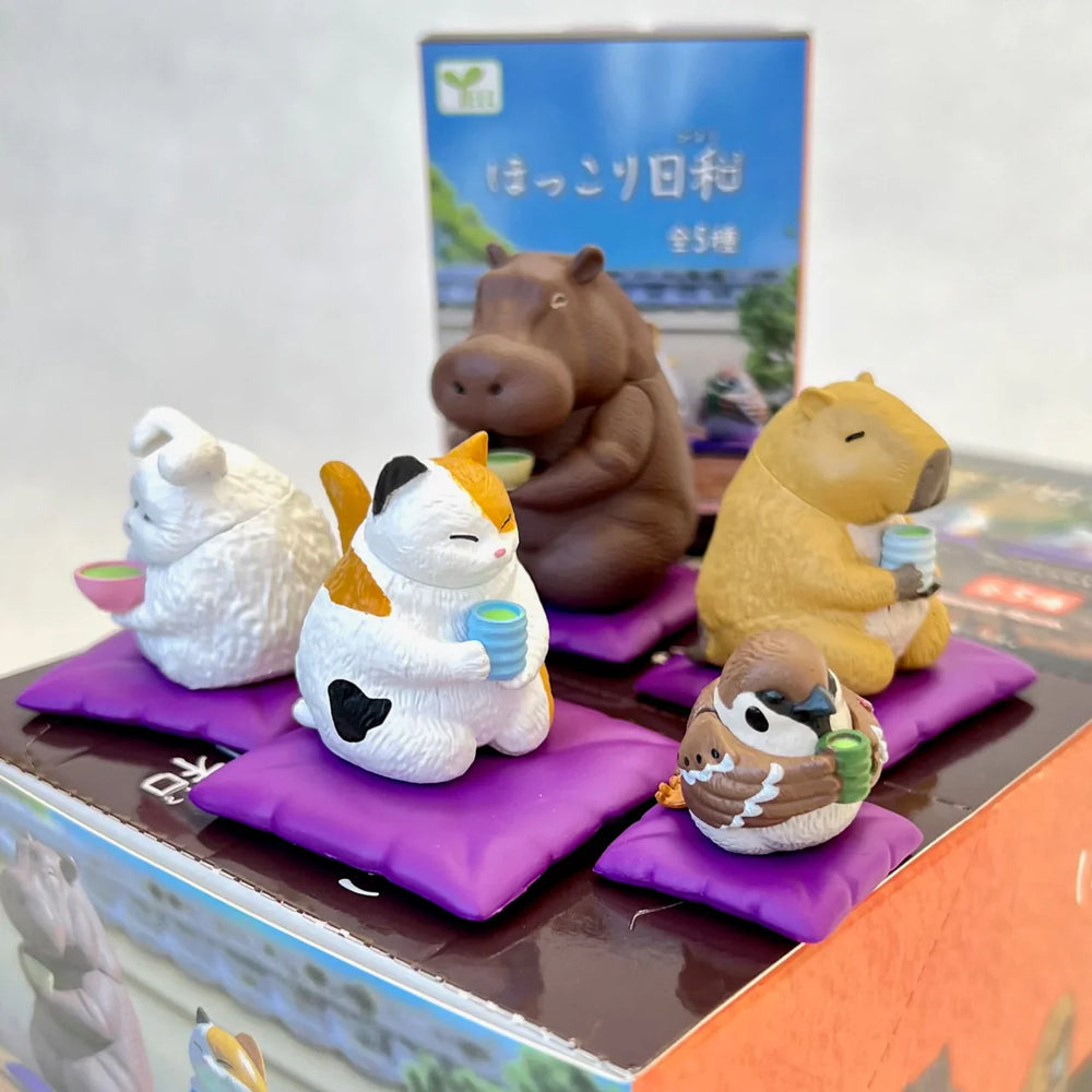 TEA TIME ANIMALS FIGURINE BLIND BOX (1 Blind Box) (ONLINE ORDER ONLY)