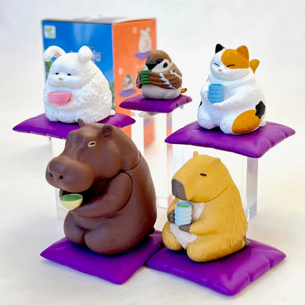 TEA TIME ANIMALS FIGURINE BLIND BOX (1 Blind Box) (ONLINE ORDER ONLY)
