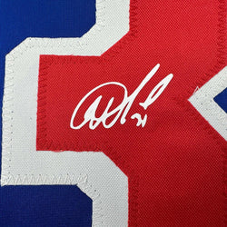 Facsimile Autographed Igor Shesterkin New York Blue Reprint Laser Auto Hockey Jersey Size Men's XL (ONLINE ORDER ONLY)