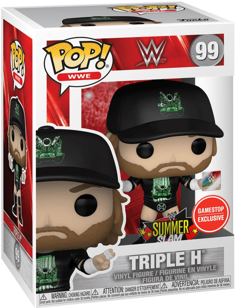 Funko POP! WWE: Triple H #99 with Pin (GameStop Exclusive) (ONLINE ORDER ONLY)