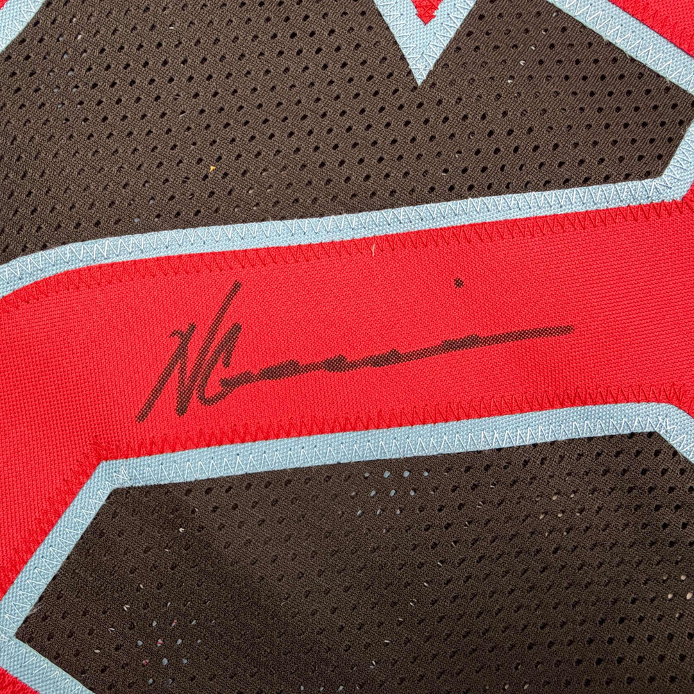 Autographed/Signed Nico Collins Houston H-Town Black Football Jersey JSA COA (ONLINE ORDER ONLY)