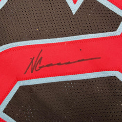 Autographed/Signed Nico Collins Houston H-Town Black Football Jersey JSA COA (ONLINE ORDER ONLY)